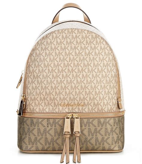 michael kors rhea colorblock backpack